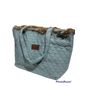 Quilted Tiles Tote Bag - Harbor